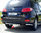 Heckrohr, Edelstahl poliert, Ø 50 mm bei Anhängerkupplung für Hyundai Santa Fe 2006-2010